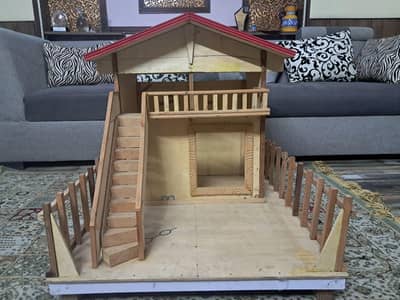 Wooden Cat House