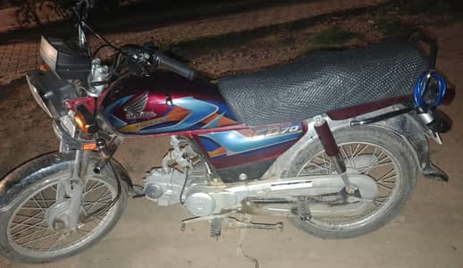 Red Honda CD 70 2026 Model