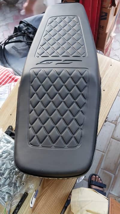 cg 125 custom steel seat with good quality foam close to original.