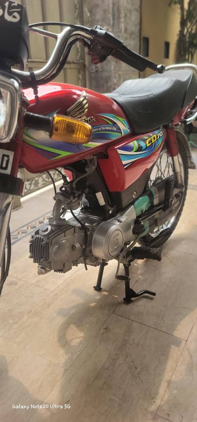 HONDA CD70 2024 MODEL RED COLOR MINT CONDITION