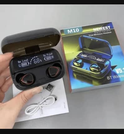 M10 wireless Bluetooth Earbuds ==COD All Pakistan