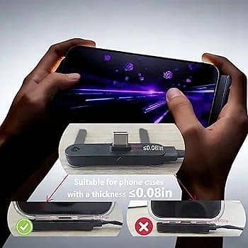 in-1 USB-C to USB-C Fast Charging Cable 240W with Built-in Foldable Mobile Phone Stand | 1.5M Heavy Duty Nylon Braided Data Cord | 90 Degree Angled Gaming Cable Holder for iPhone 15/16/17, Samsung, Huawei, Xiaomi