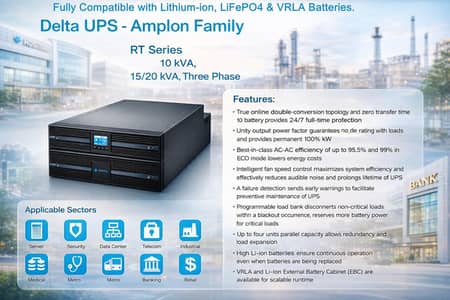 Delta international Brand  3-Phase Online UPS 18KVA 15KVA 10KVA 20KVA