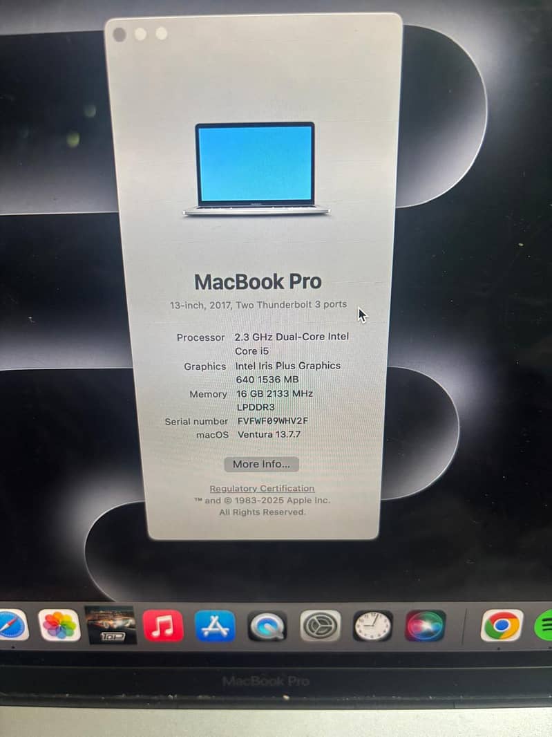 MacBook 2017 pro 1