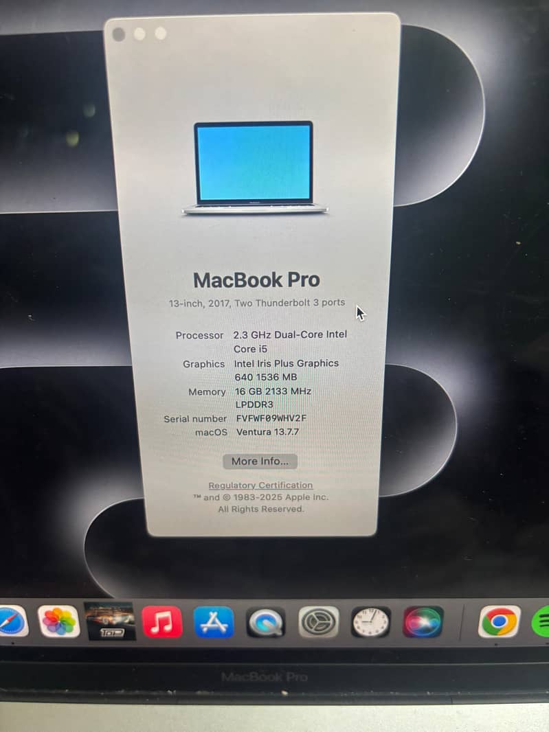 MacBook 2017 pro 4
