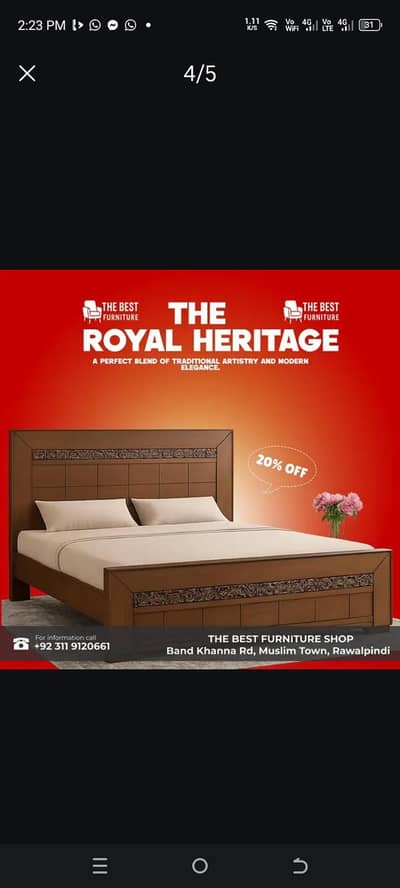 Double bed direct from factory