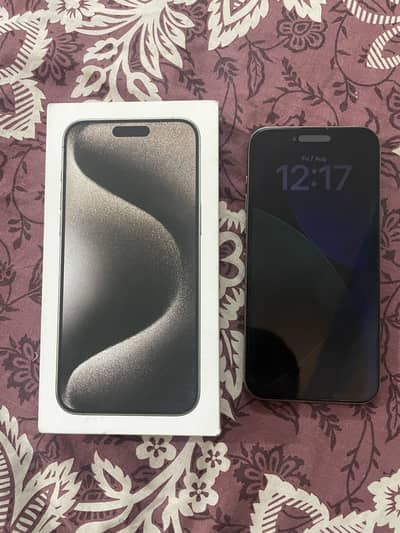 Iphone 15 Pro Max 256gb Natural Titanium dual physical Sim