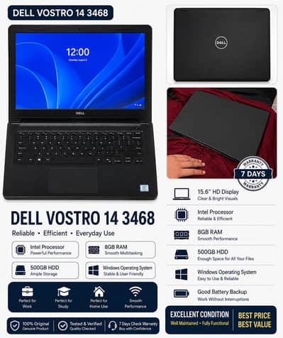 DELL VOSTRO |Perfect for Work,Best value laptop,Fast and reliable
