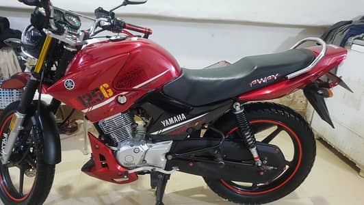 Yamaha ybr g 2021 red model for sale