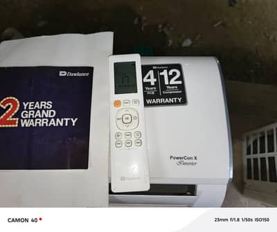 Dalance 1 ton DC inverter ( heat & cool) under warranty few months use