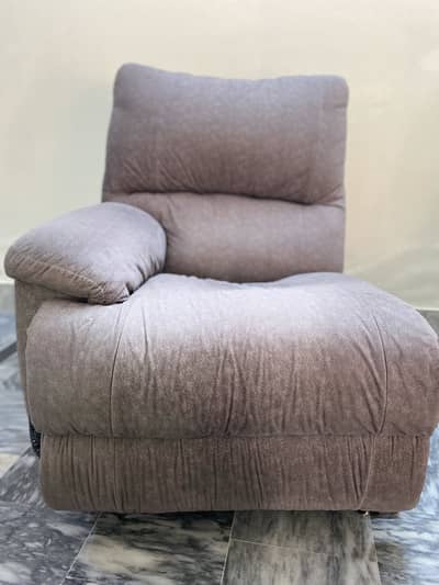 Recliner sofa set steel frame automatic