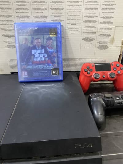 PS4 1tb with box and GTA V