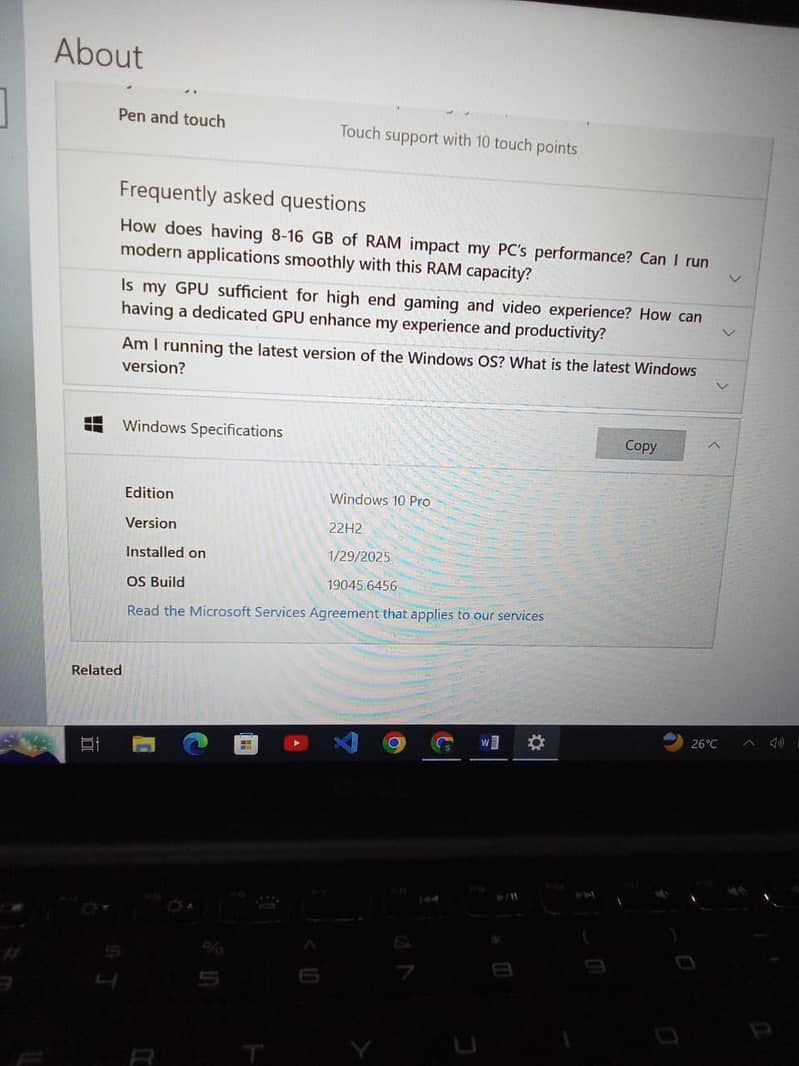 Dell touch laptop 4