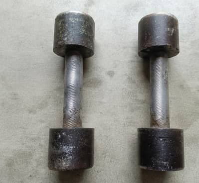 pair of 5KG dumbbells for sale