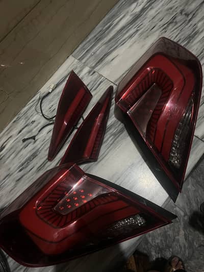 civic x lava lights