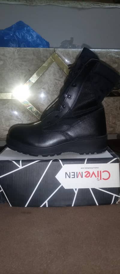 Military long Shoes for Army and Police