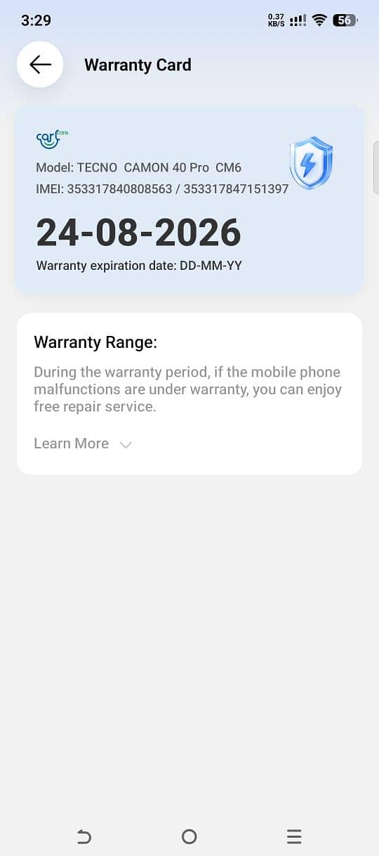 Tecno CAMON 40 Pro 4