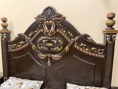 Aoa I am selling my wooden bed and dressing set with mattress