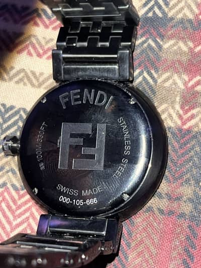 100% original fendi swiss made luxury wach