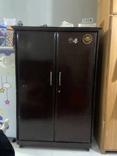 Cupboard and dressing table with mirror