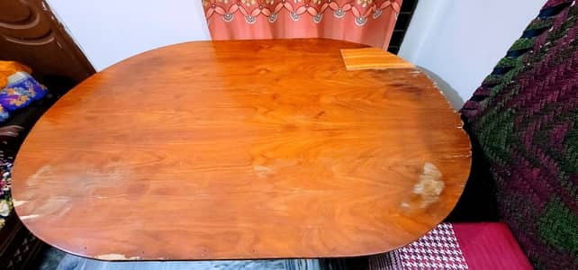 Dining table with 6 chairs,purchased in 2020