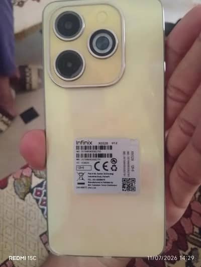 Infinix Hot 40i 8+8/128  with box charger