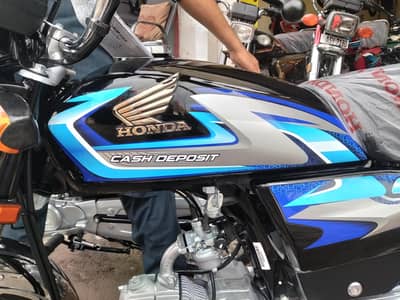 Honda CD70 2027 sticker Red & black