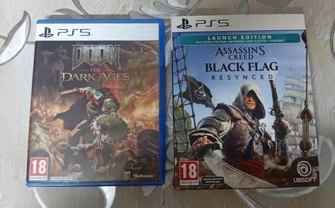 Doom The Dark Ages, Assassin Creed Black Flag Ps5 Games