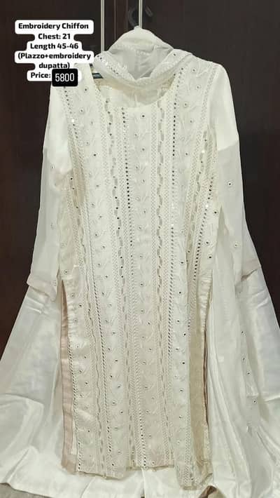 Wedding formals worn once.