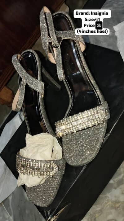 worn only once, new Condition heels