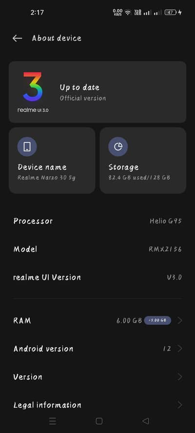 Realme Narzo 30 Pro (Blue color)