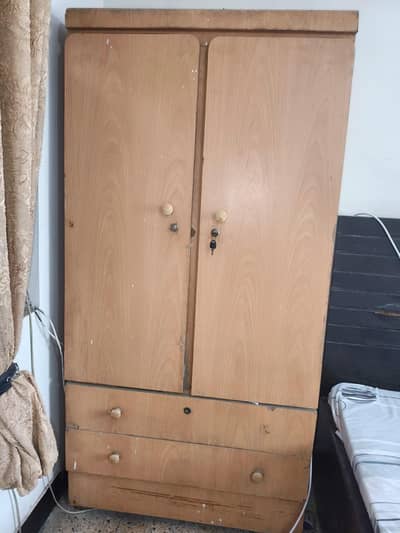 Wooden wardrobe