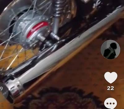 Whistler silencer for cg 125 ( new condition)