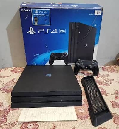 game PS4 pro 1 TB playstation Sony complete box