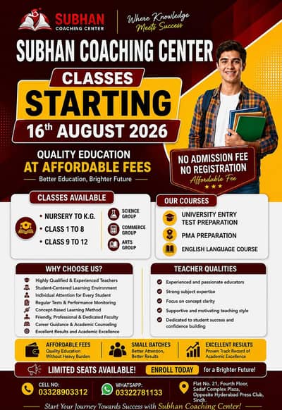Subhan Coaching Center