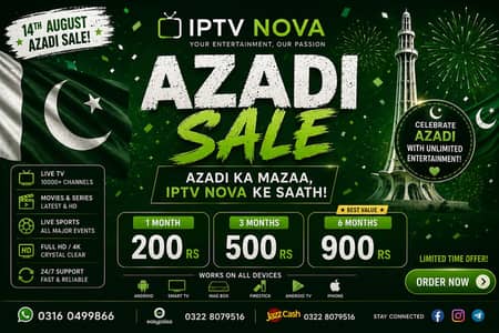 Iptv azaadi sale