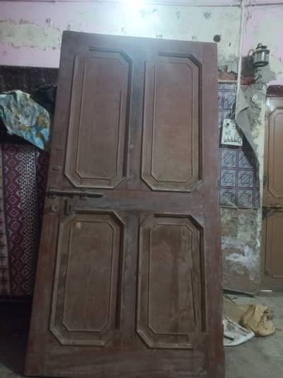 single wooden door 7 ft highte 3 ft 5" width