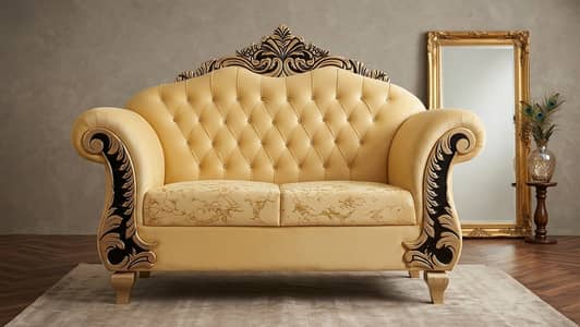 Title: 6 Seater Royal Luxury Sofa Set | Only 80,000 | 10 Year Warra