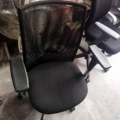 office chairs imported with steel base and 4d heavy steel arms. . .
