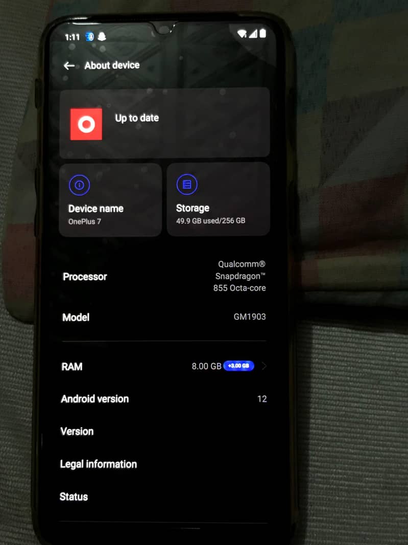 One Plus 7 8