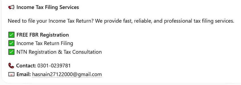 Income tax return