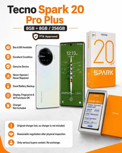 Tecno Spark 20 Pro Plus