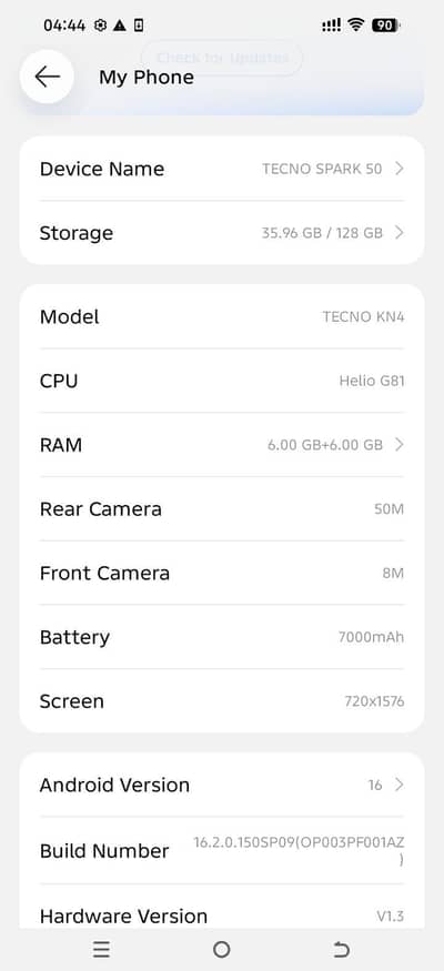 Tecno Spark 50