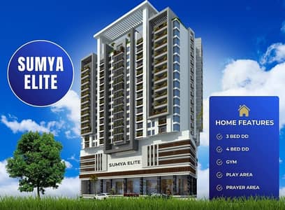 Brand New 4 Bedrooms Drawing Lounge Luxury Flat Available For Sale At Prime Location Of Tipu Sultan Road With All Modern Facilities