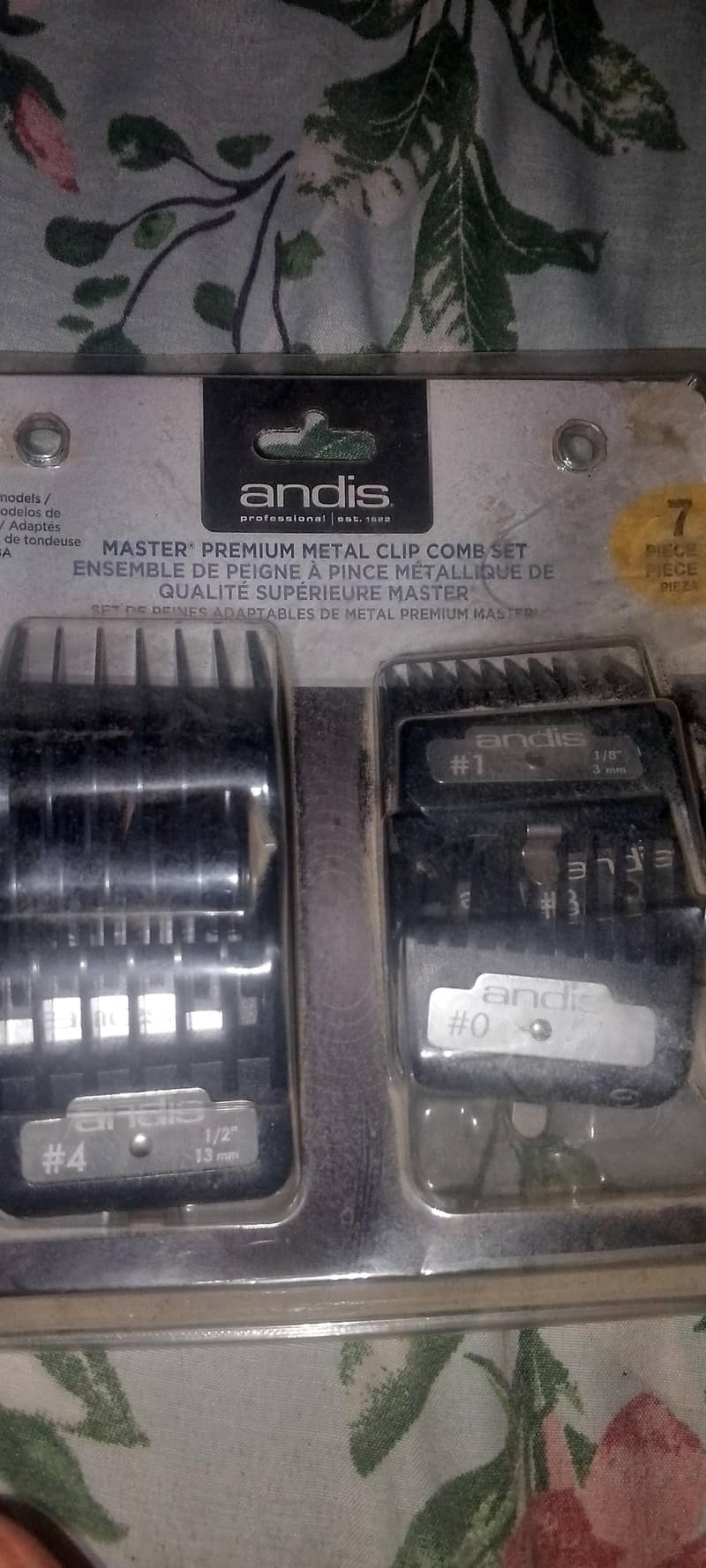 Andis comb set 0
