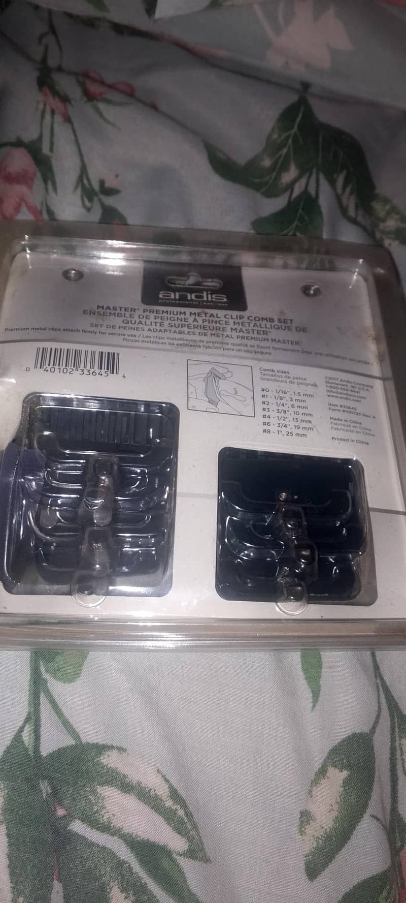 Andis comb set 1
