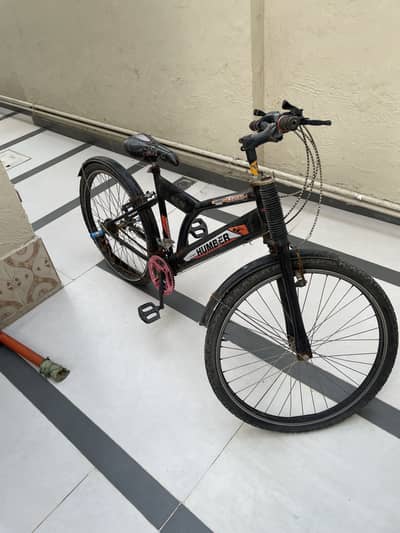 Humber old cycle with shimano gear set