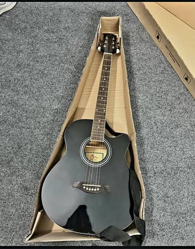 acoustic guitar black color