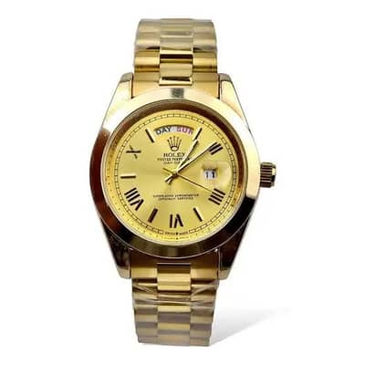 Luxury Rolex Day-date Gold wrist Watch for man - Automatic stainless