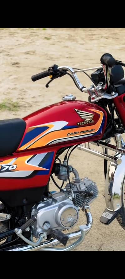 2025 model Honda CD 70 new condition